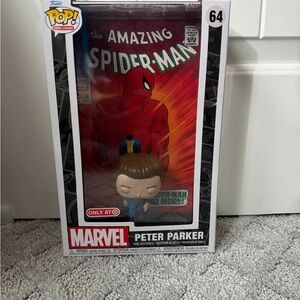 Funko Pop! Marvel Peter Parker with Comic Art
